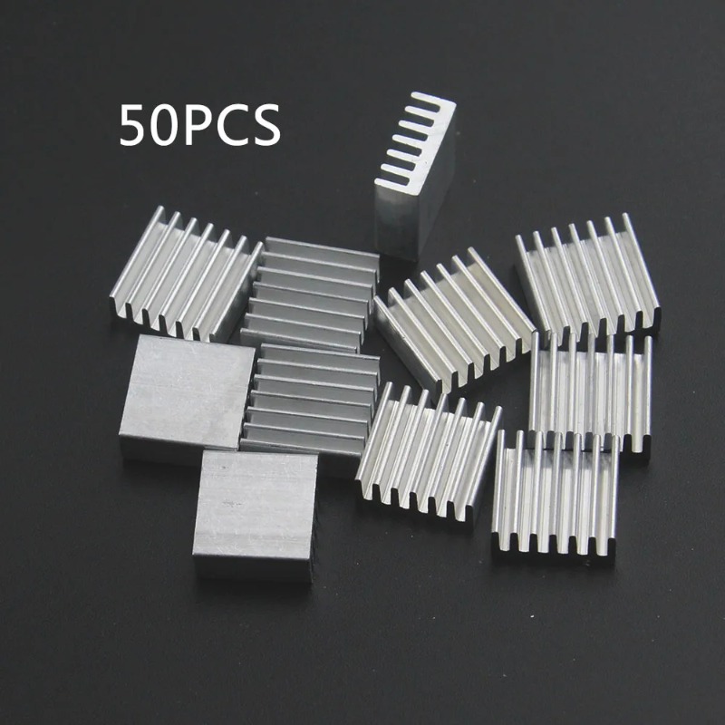 Aluminium Extrusion - 50 Pezzi Dissipatore di Calore in