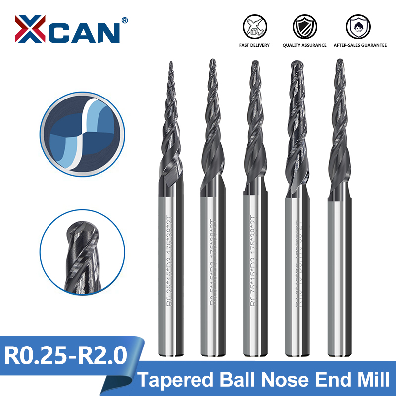 End Mill Set - Fresa XCAN 2 flauto naso a