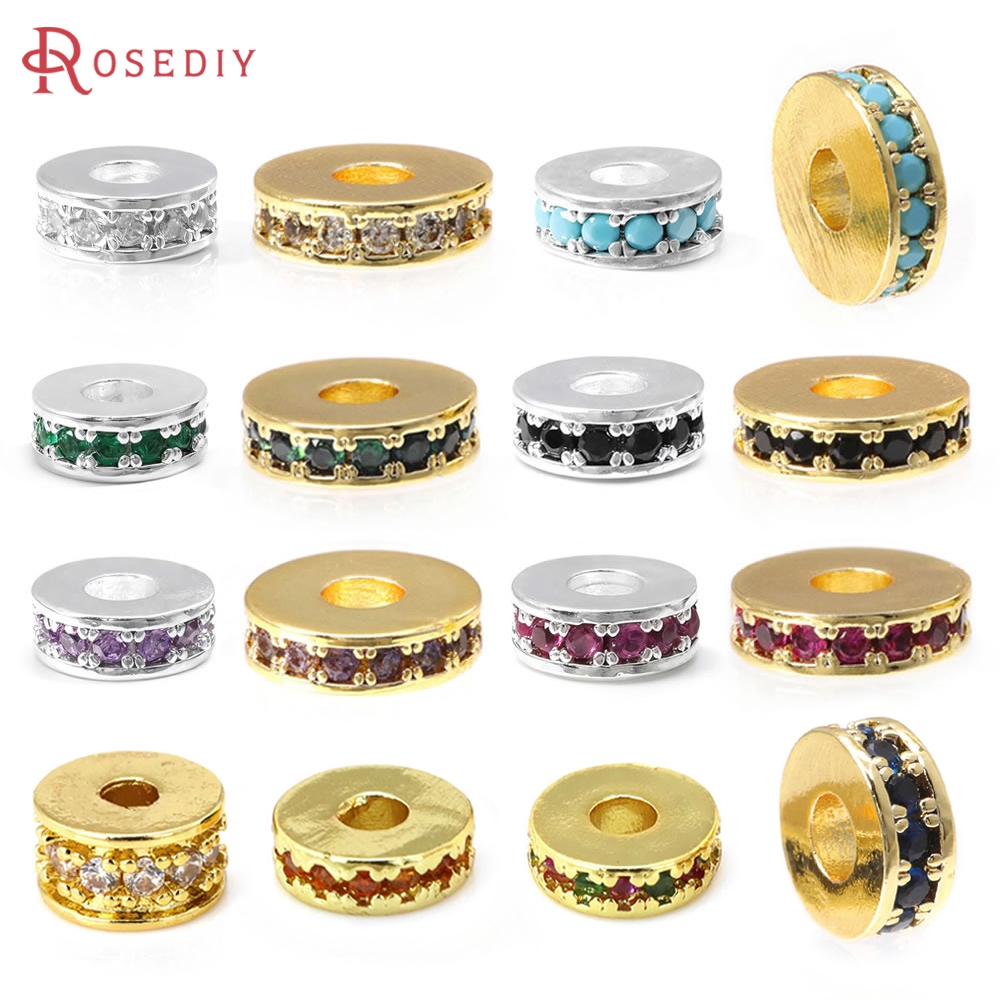 Coupling 8Mm - 6PCS 6MM 8MM 18K Colore Oro