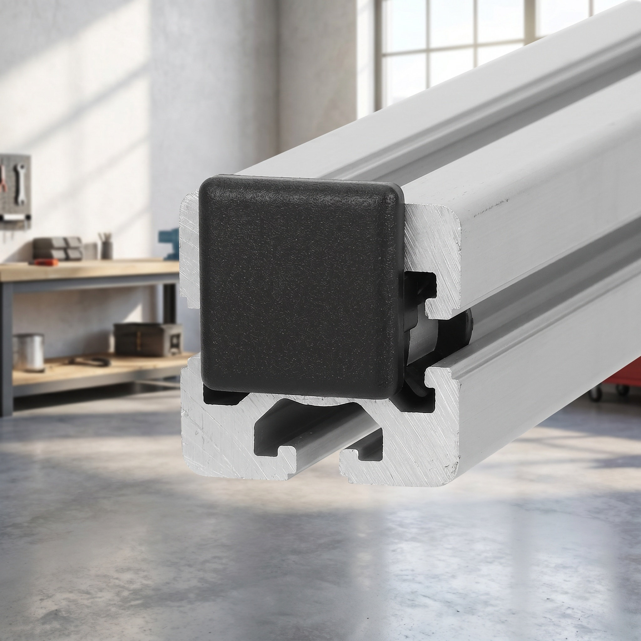 Aluminium Extrusion - 10 pezzi di coperture terminali in