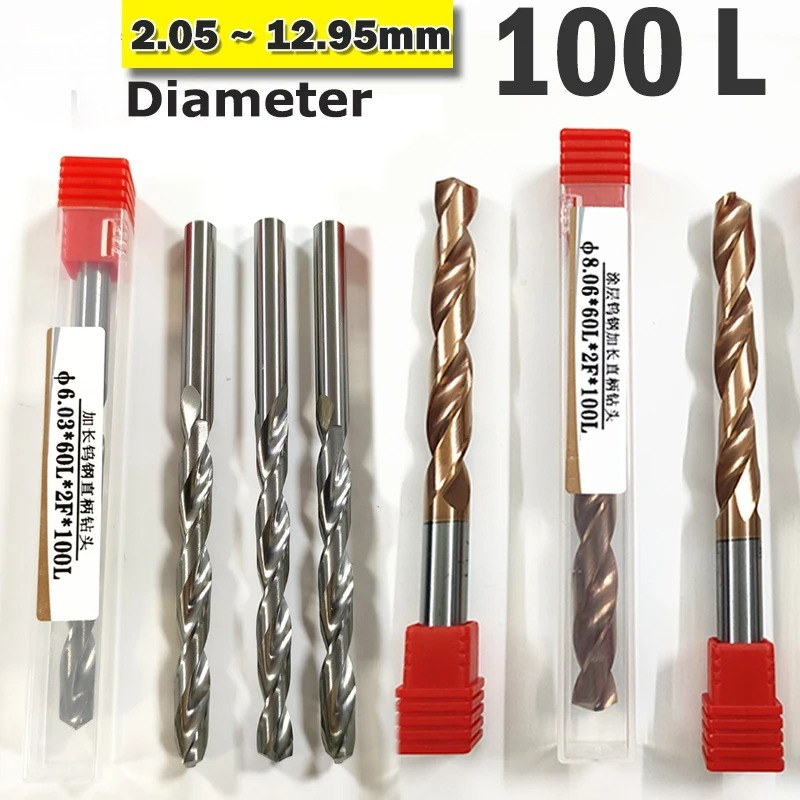 Cnc Bits - Punta da trapano elicoidale a gambo