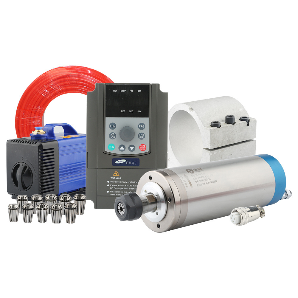 Water Cooled Spindle - Kit Router CNC 2.2kw con Motore