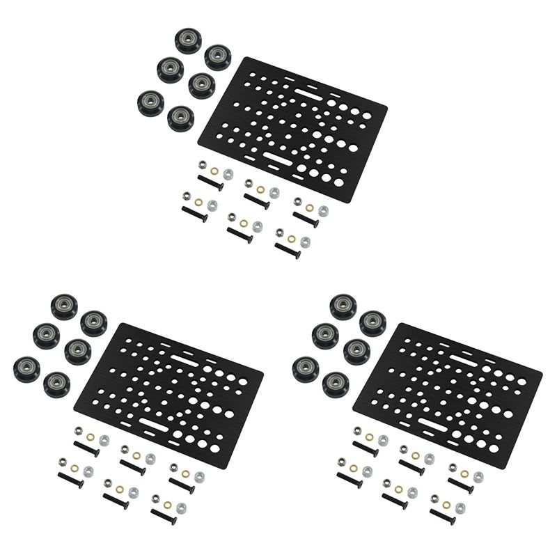 V Slot Wheel - 【NATALE】Set di 3 Piastre Gantry V-Slot