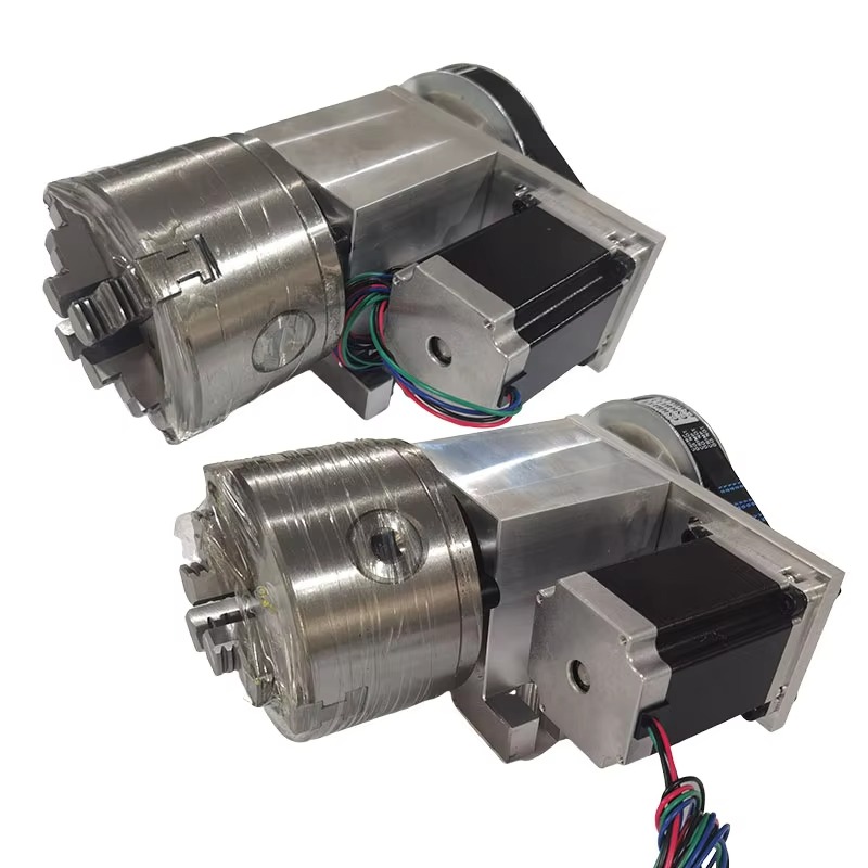 Nema23 Stepper - Mandrino di precisione con contropunta, mandrino