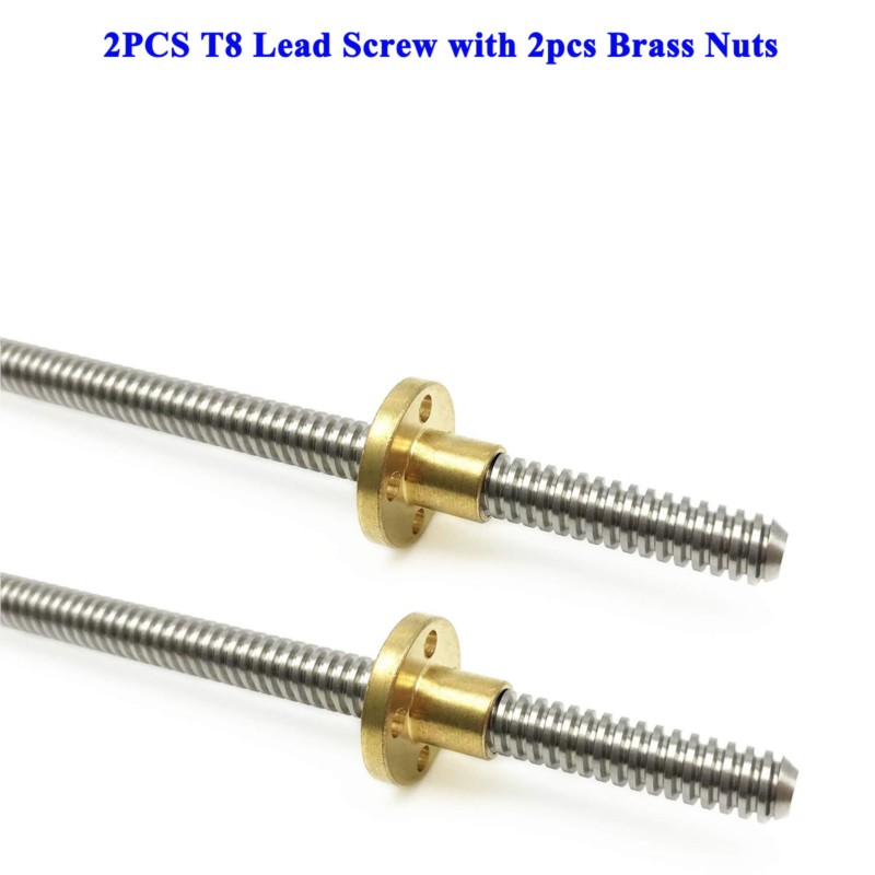 Lead Screw 8Mm - 2PCS T8 Vite di piombo Tr8