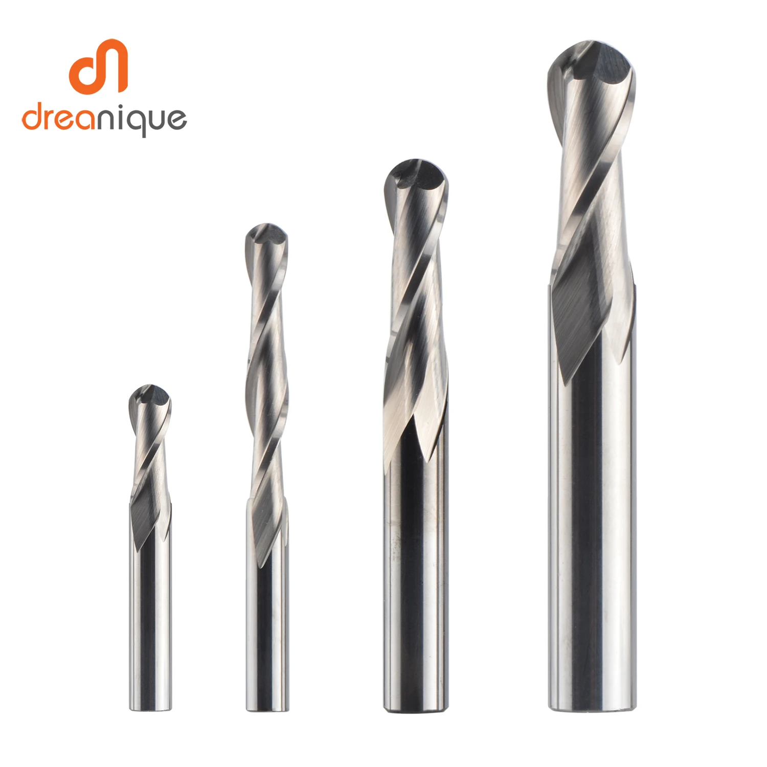 End Mill Set - Dreanique 1 pz. Fresa a sfera
