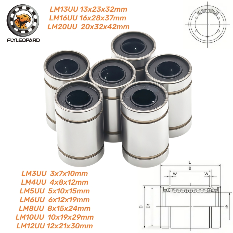 1 pz Cuscinetti Lineari LM3UU  - Lm8Uu Bearing recensione e prezzo