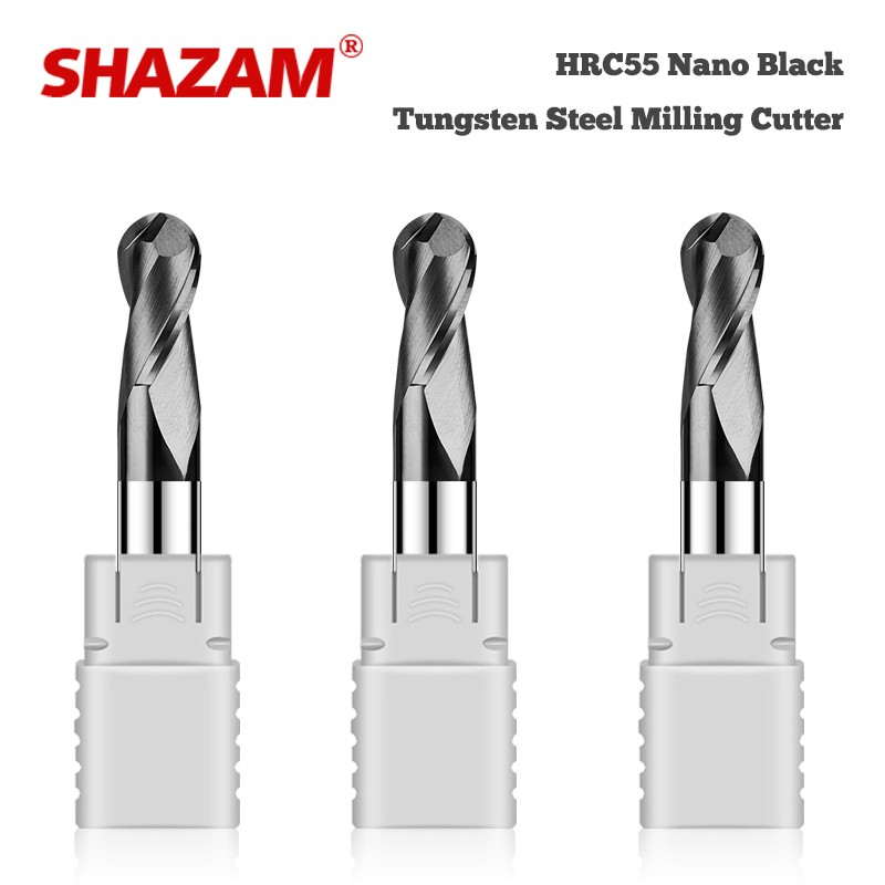 SHAZAM HRC55 fresa a sfere a 2 - End Mill Set recensione e prezzo