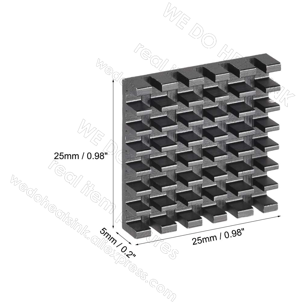 Dissipatore di Calore Nero 25x - Aluminium Extrusion recensione e prezzo