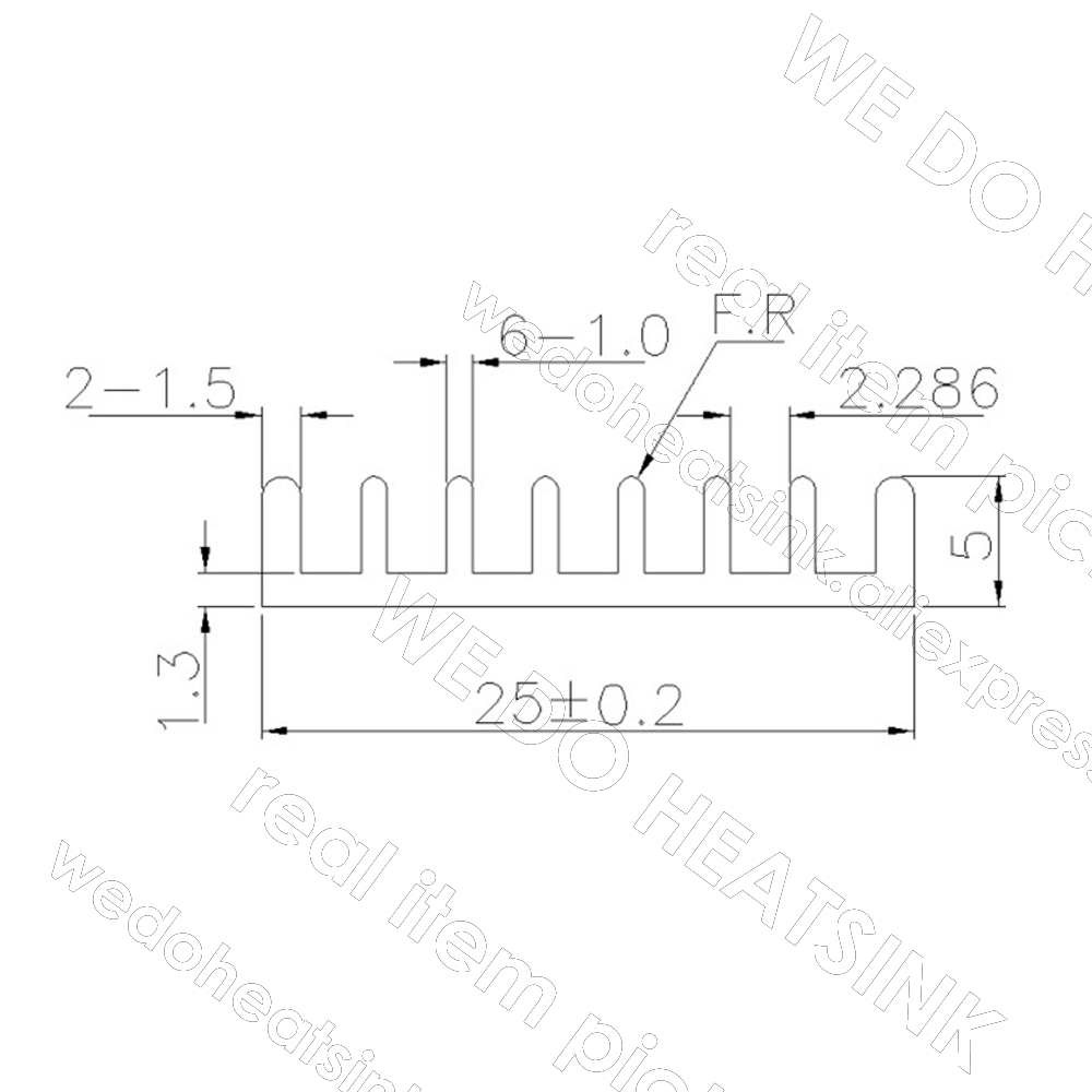 Dissipatore di Calore Nero 25x - Aluminium Extrusion recensione e prezzo