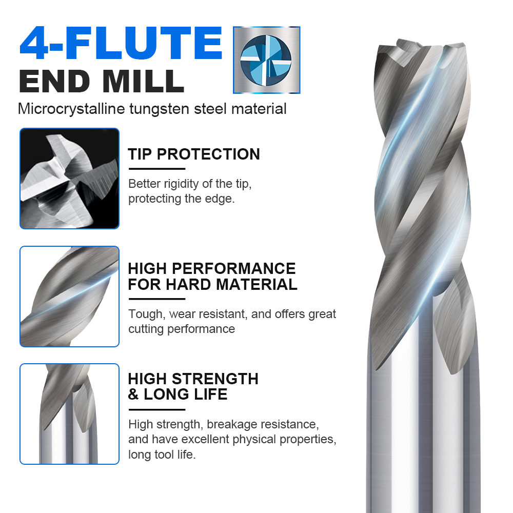 Fresa a 4 taglienti CMCP 1.5-1 - End Mill Set recensione e prezzo