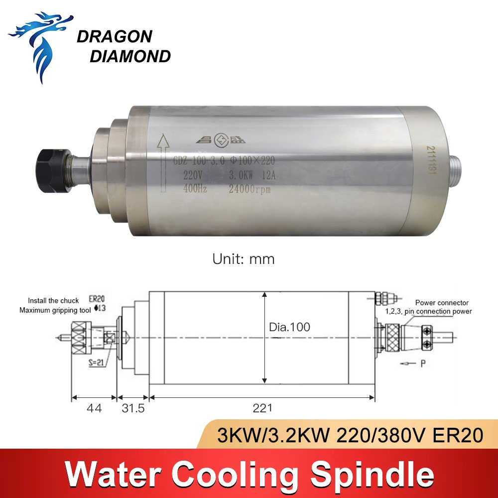 Kit motore mandrino raffreddat - Water Cooled Spindle recensione e prezzo
