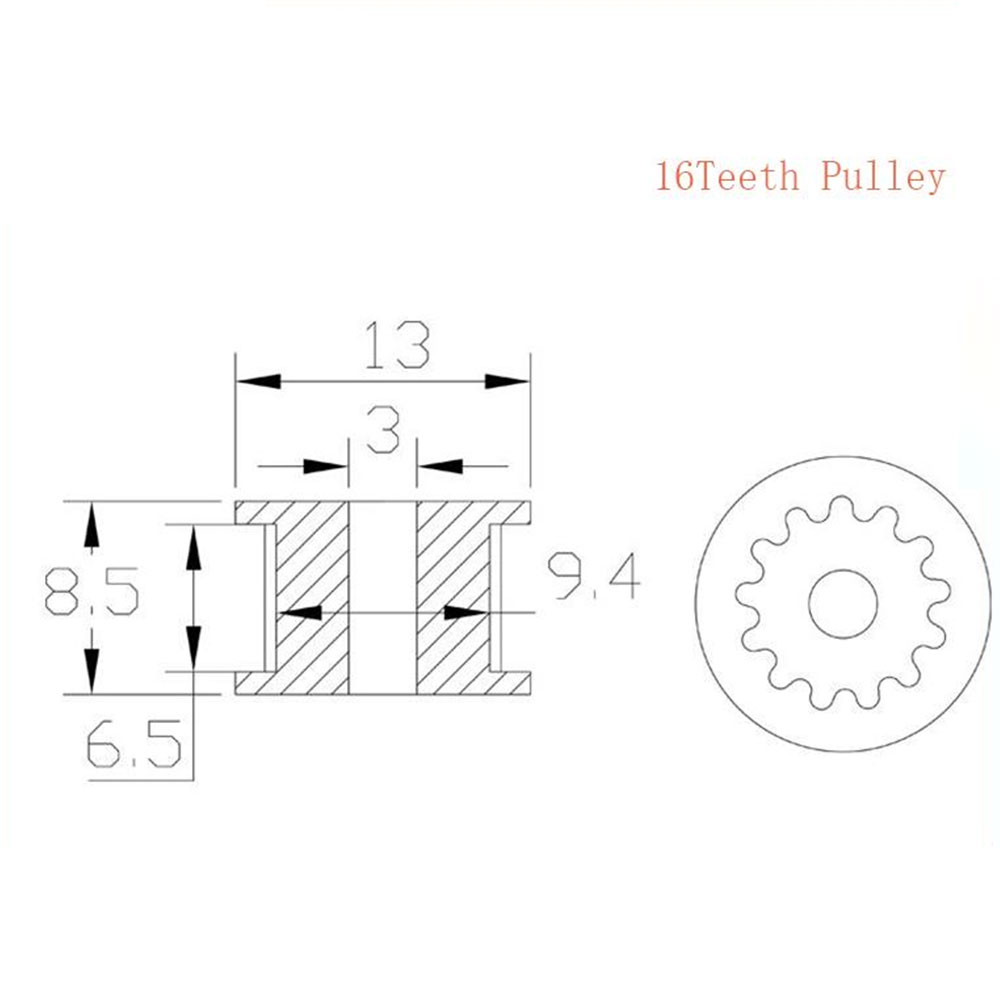 GT2 Tenditore Puleggia 16/20 D - Gt2 Pulley recensione e prezzo