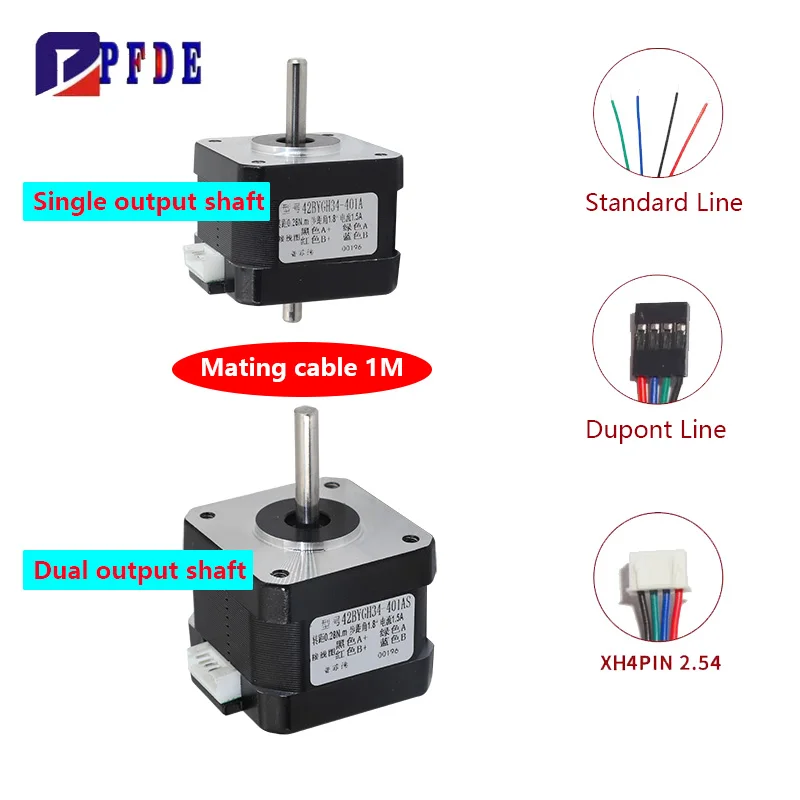 Motore passo-passo Nema17 42BY - Stepper Motor Nema17 recensione e prezzo