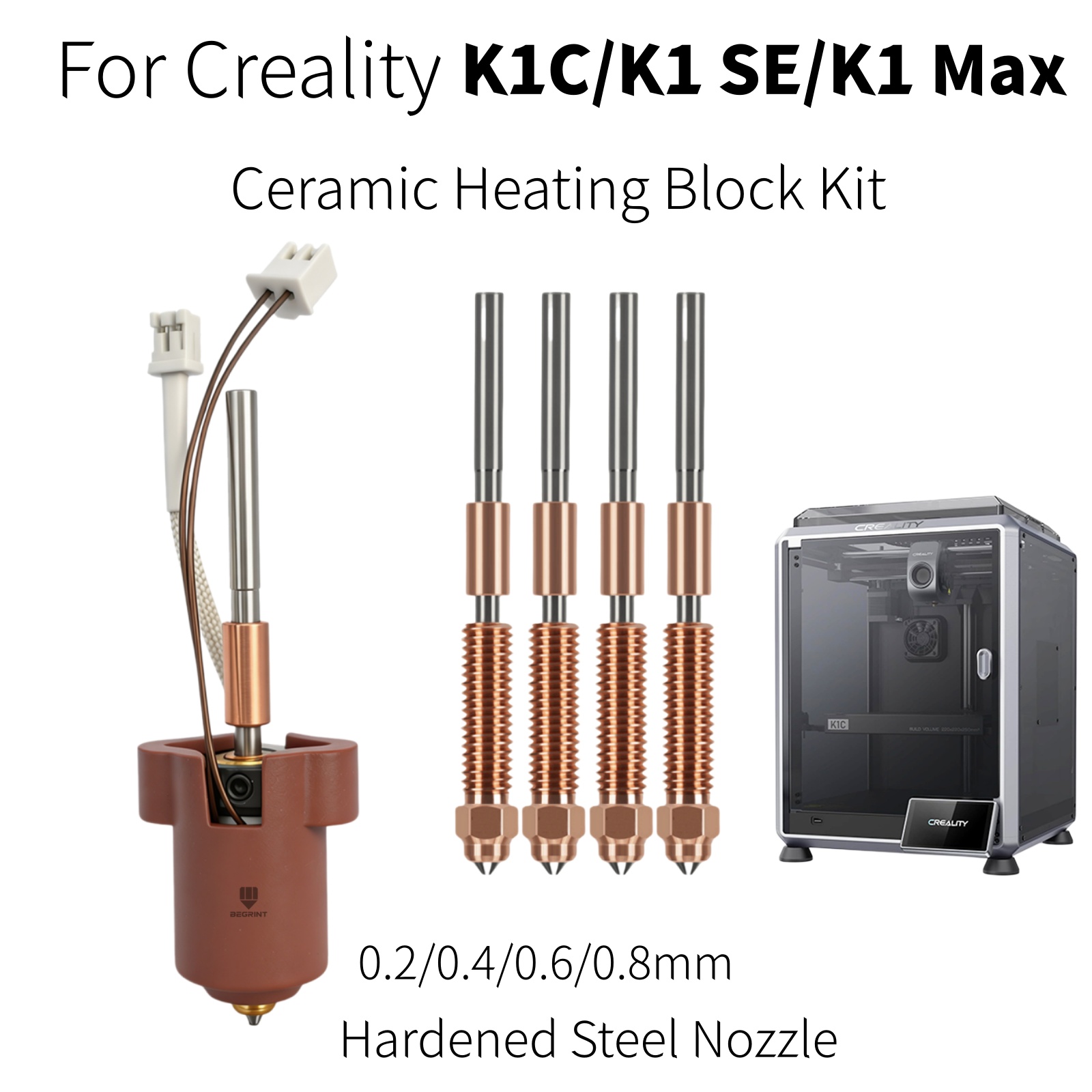 Hotend per Creality K1C K1 MAX - Aluminium Profile 2020 recensione e prezzo