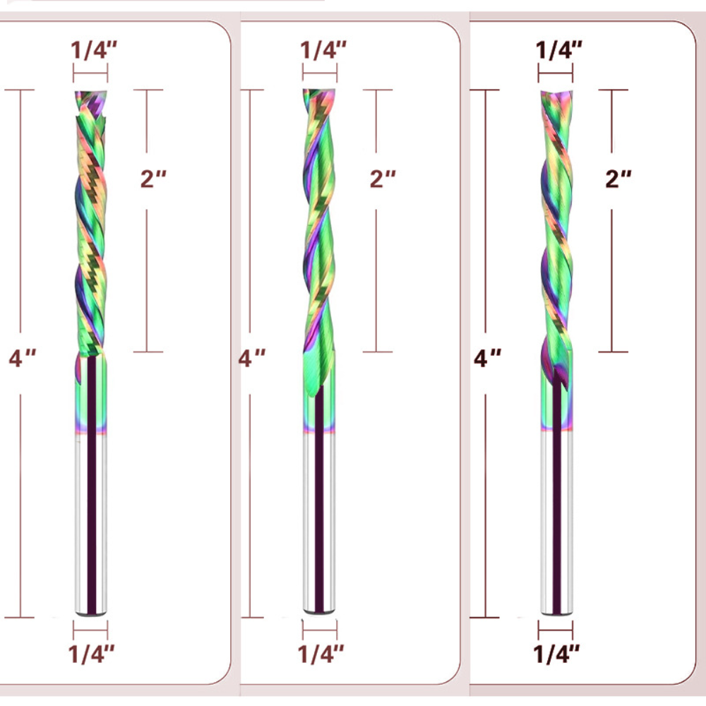 Fresa a spirale con rivestimen - Cnc Bits recensione e prezzo