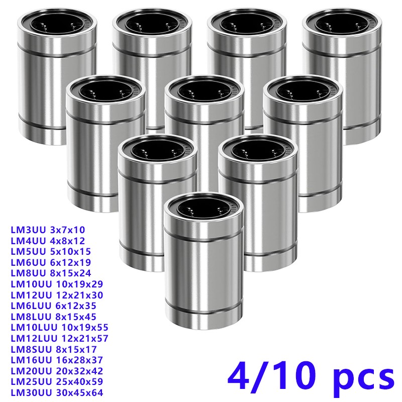 4/10PCS LM8UU LM10UU LM16UU LM - Lm8Uu Bearing recensione e prezzo